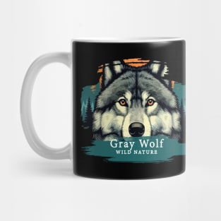 Gray Wolf - WILD NATURE - WOLF -5 Mug